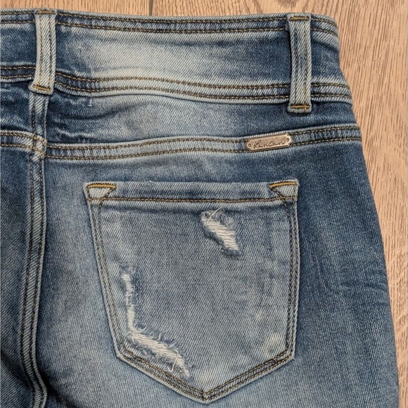 KanCan 28 Signature Mid Rise Skinny Ankle Fray Jeans - Picture 5 of 5